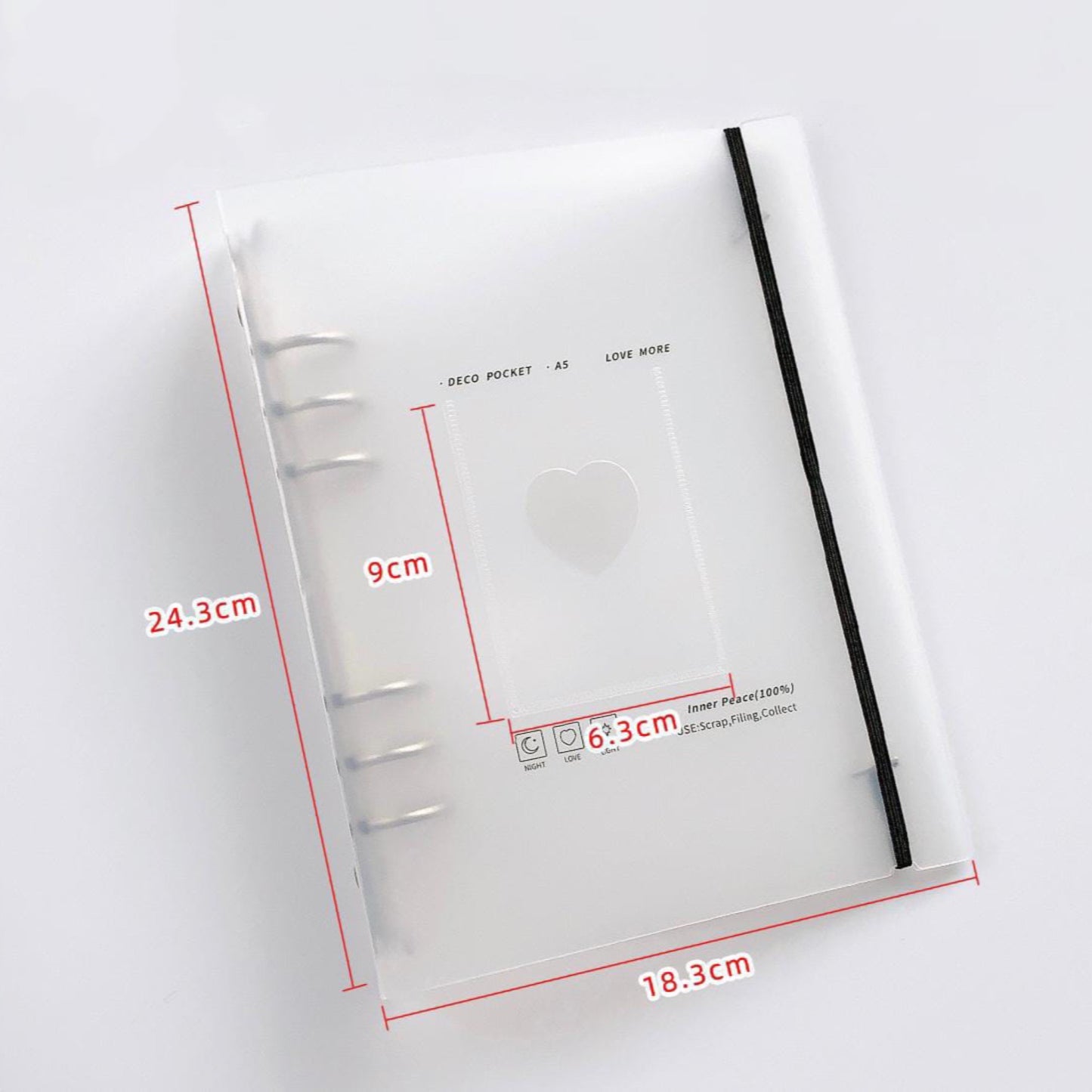 A5 Clear binder🔵