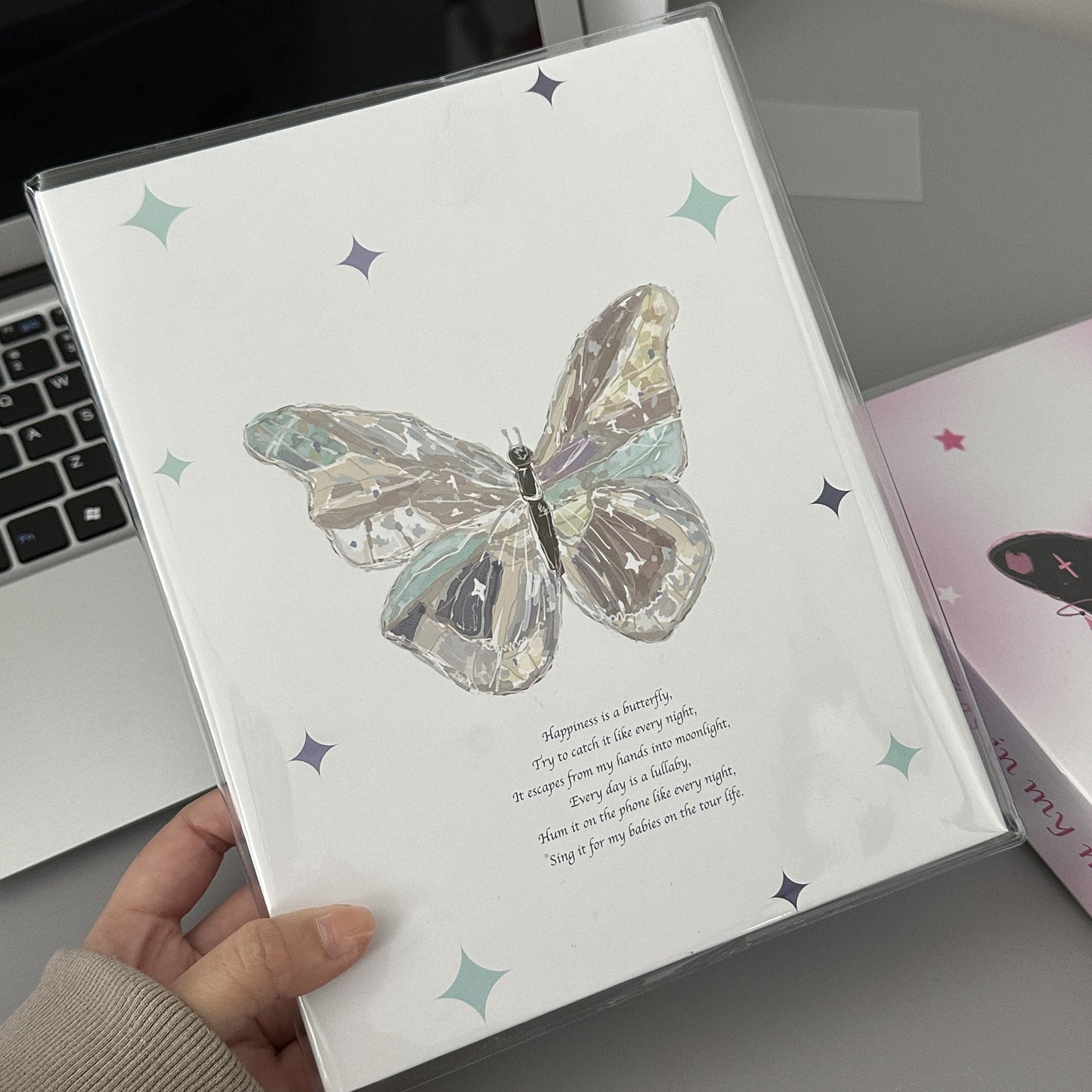 A5 butterfly binder 🔵