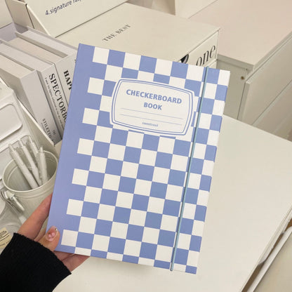 A5 Binder, Checkered pattern 🔵