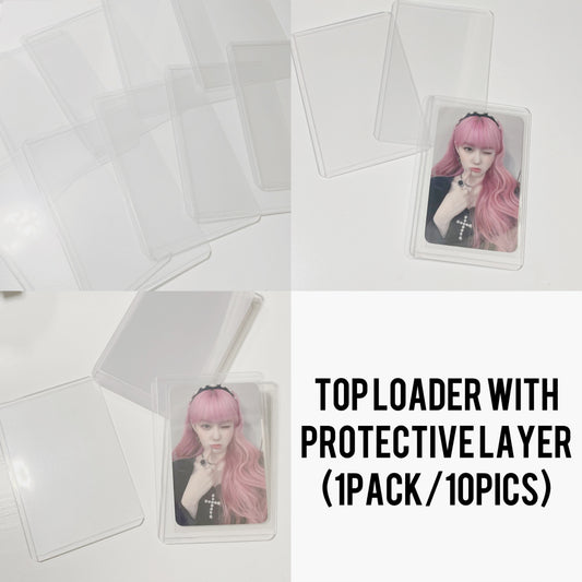 Top loader with protective layer(buy more than 1pack can get discount)🟠