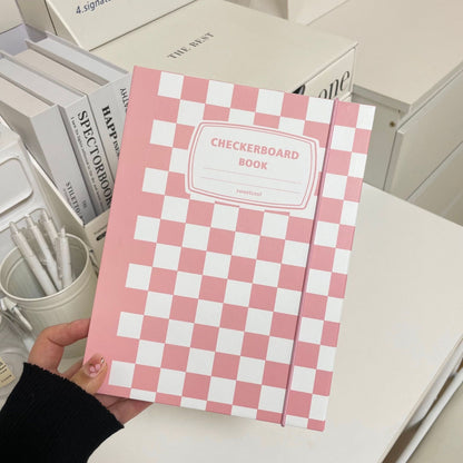 A5 Binder, Checkered pattern 🔵