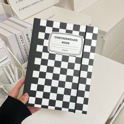 A5 Binder, Checkered pattern 🔵