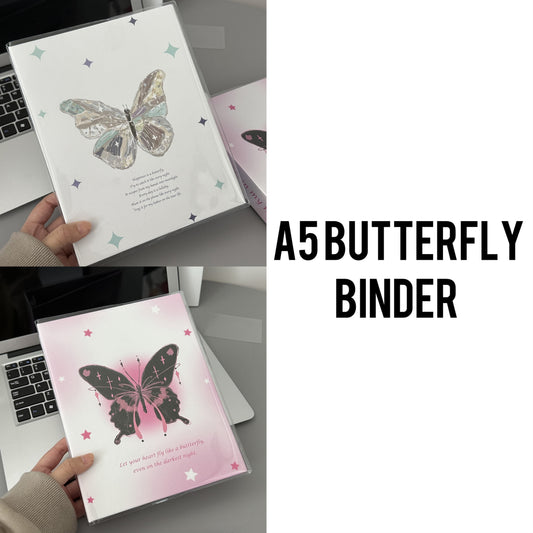 A5 butterfly binder 🔵